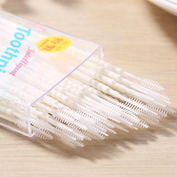 Double Square Boxed Ultrafine Floss Pick Toothpick Toothpicks Line Smart --50 Sticks