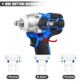 21V Brushless Wrench Cordless Electric Impact Socket Wrench 4000mAh Li Battery Hand Drill Installation Power Tools by PROSTORMER