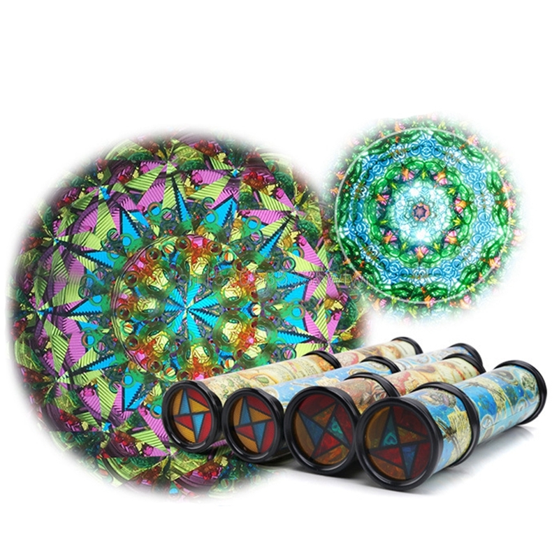 21cm Rotation Cute Classic Colorful Kaleidoscope Kids Fancy early Childhood Toys For Baby Children Gift #HC6U# Drop shipping