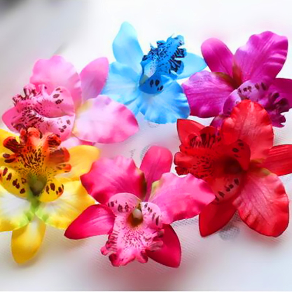 Flower Hair Clip Hairpin Hair Clip Pearl Hair Claw Solid Color Hair Crab Retro Scrub Hair Clips Small Size