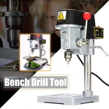 240W Drill Press Mini Drilling Machine for Bench Machine Table Bit Drilling Chuck 0.6-6.5mm Wood Metal Electrical Tools