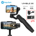 FeiyuTech Vimble 2S for iPhone Samsung Huawei Smartphone Vimble 2 S Gimbal 3-Axis Stabilizer Handheld Gimbal with Extension Pole