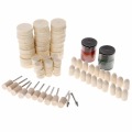 76pcs Wool Polishing Accessories Electric Grinding Mill Kit Wool Grinding Paste Suits Dremel Tools Herramientas