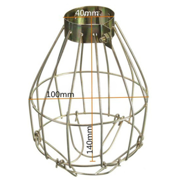 Vintage Wire Lamp Cage DIY Lampshade Industrial Lamp Guard Cage Lamp Shade Guard Classic Black Nordic Bulb Cover