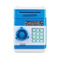 Electronic Piggy Bank ATM Password Money Box Cash Coins Saving Box ATM Bank Safe Box Automatic Deposit Banknote Christmas Gift