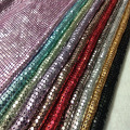 Brand New Multi Colors Selection Metal Mesh Fabric Metallic cloth Metal Sequin Sequined Fabric 24x20cm DIY Sewing Accssory Decor