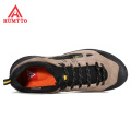 Humtto Brand Hiking Shoes for Men Outdoor Sport Trekking Mountain Tactical Mens Boots Light Genuine Leather Lace Up Sneakers