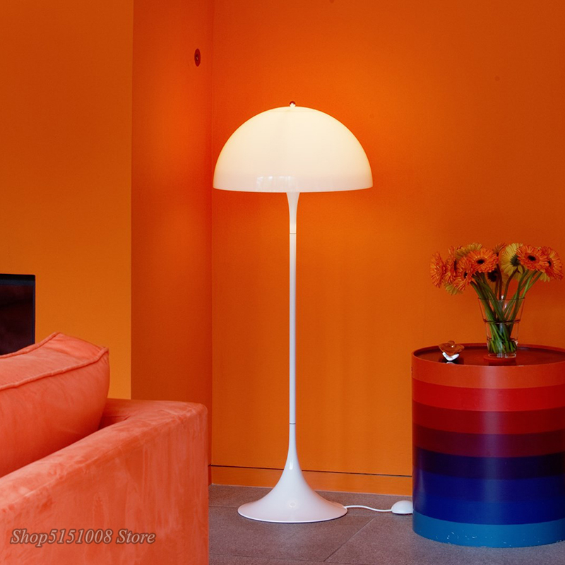 Nordic Fashion Panthella Floor Lamps Modern Simple Living Room Bedroom Bedside White Mushroom Led Table Lamp Art Decor Luminaire
