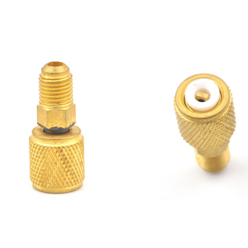 Brass Air Conditioners Adapters R410a Adapter Fitting 1/4