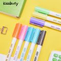 8Colors/Set Double Line Metal Outline Art Marker Out Line Highlighter Scrapbooking Color Pen Bullet diary Graffiti Poster card