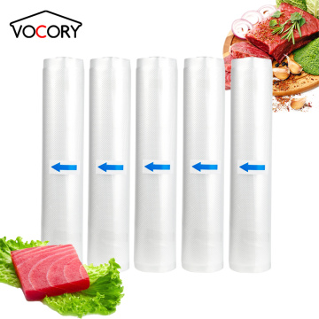 Vacuum Bags For Food Vacuum Sealer Food Fresh Keeping Vacuum Sealer Rolls For Vacuum Packaging Kitchen 12+15+20+25+30cm*500cm