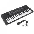 Electronic Organ 37 Keys Electronic Keyboard Piano Digital Music Key Board with Microphone Children Gift Musical Enlightenment