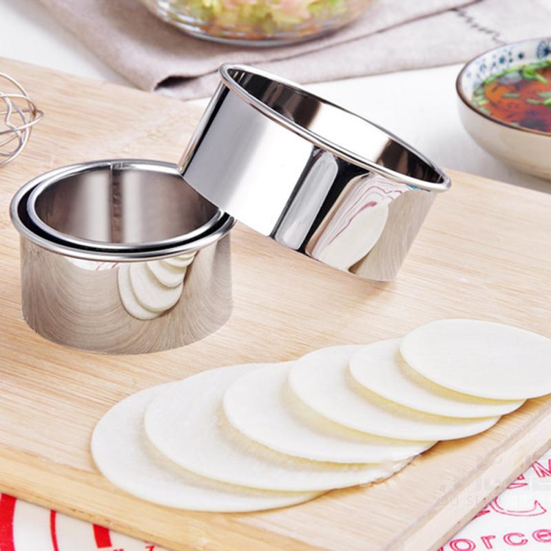 3Pcs/Set Stainless Steel Dumpling Maker Dough Cutter Pie Dumpling Mould Pastry Tools Kitchen Accessories Bakeware пельменница