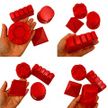 4Pcs/Set Portable Castle Sand Clay Novelty Beach Toys Model Clay For Moving Magic Sand