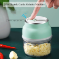 Kitchen Gadget Masher Machine Electric Garlic Food Vegetable Chopper Squeezer Meat Grinder Mini Crushed Garlic Artifact