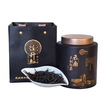 Premium Yunnan Ancient Tree Dianhong Black Tea Fengqing Wild Big Tree Loose Tea 200g Canned Honey Sweet Floral Aroma