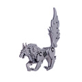 DIY Assembled Model Kit 3D Stainless Steel Assembled Detachable Model Puzzle Ornaments - Wild Wolf