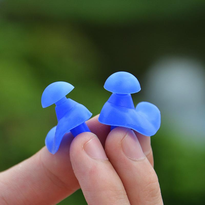 1 Pair Soft Ear Plugs Environmental Silicone Waterproof Dust-Proof Earplugs Diving Water Sports Swimming Accessories