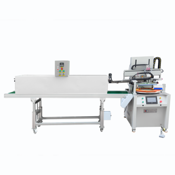 Automatic Rotating screen printing machine with IR tunnel