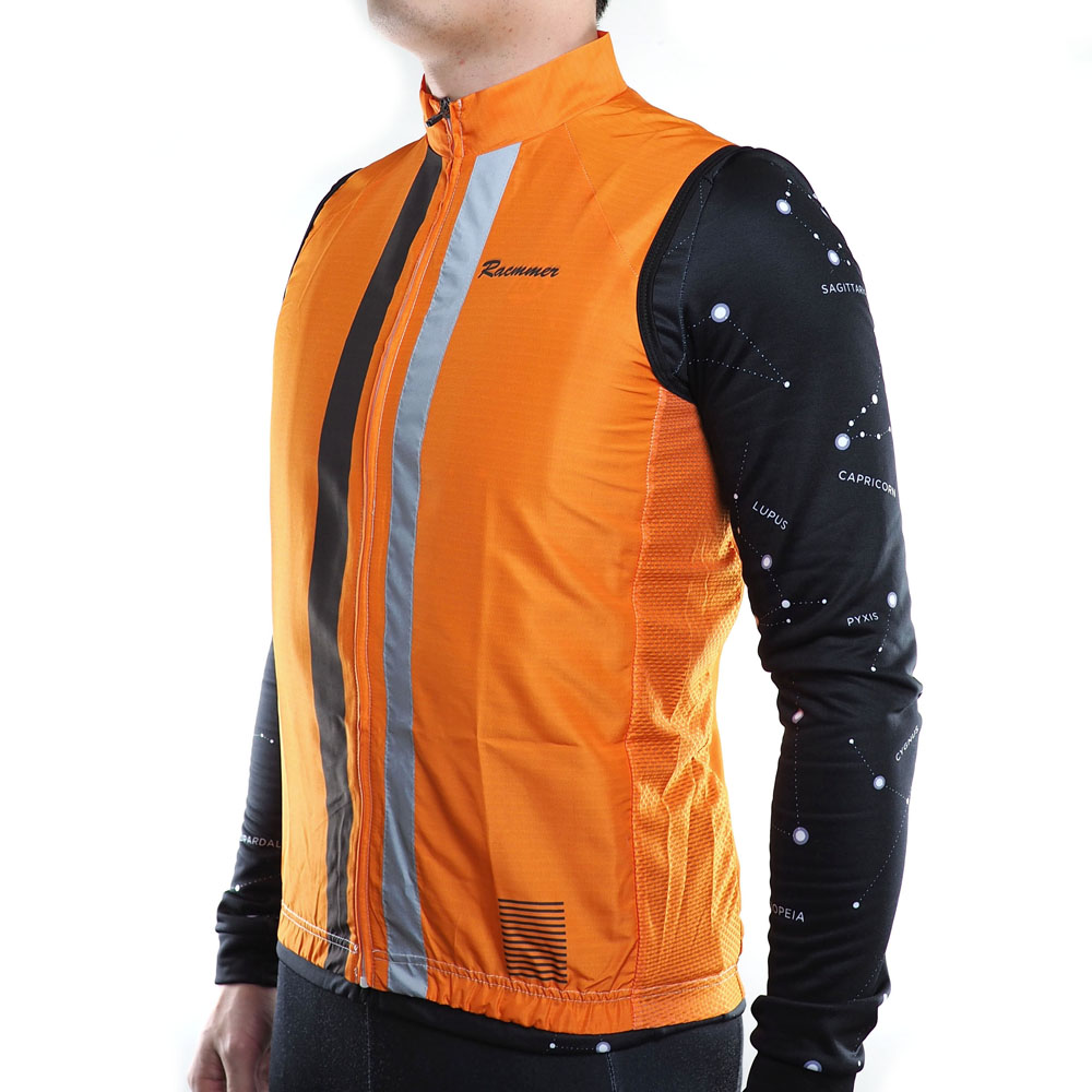 Racmmer 2020 Reflective Sleeveless Windbreaker Windstopper Windproof Cycling Jersey Clothing Bicycle Bike Maillot Chaleco