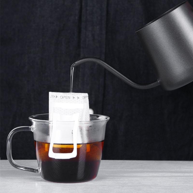 Hot 250ml Pour Over Kettle Coffee Maker Stainless Steel Gooseneck Drip Tea Pot Jug Can Kitchen Tool Coffee Tool Accessories
