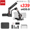 Zhiyun Weebill S 3-Axis Handheld Gimbal Stabilizer OLED Display for Sony A3III A7M3 for Canon EOS R Z6 Z7 S1 Mirrorless Camera