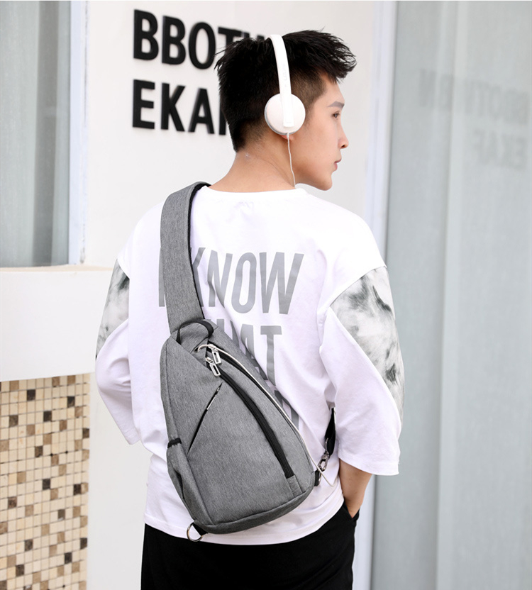 Men One Shoulder Backpack Women Sling Bag Boys Cycling Sports Travel Versatile Fashion Bag Student School University