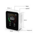 Intelligent Gas Analyzer Bigscreen CO2 Air Quality Monitor Temperature Humidity Detect Tool Portable Test Instrument Smart Home