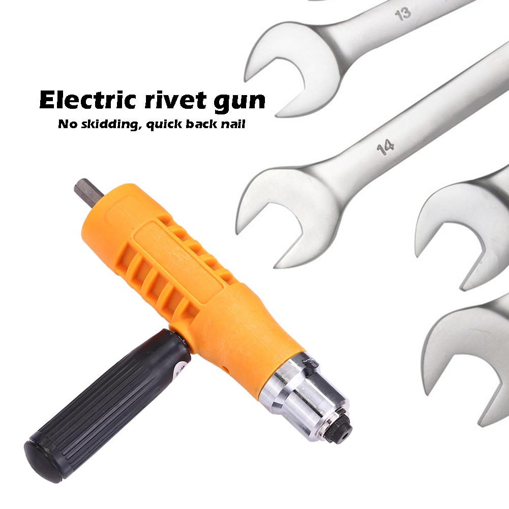 Professional Electric Rivet Nut Gun Cordless Riveting Gun Machine Core Pull Accessories Drill Adapter Riveter Insert Nut Tools