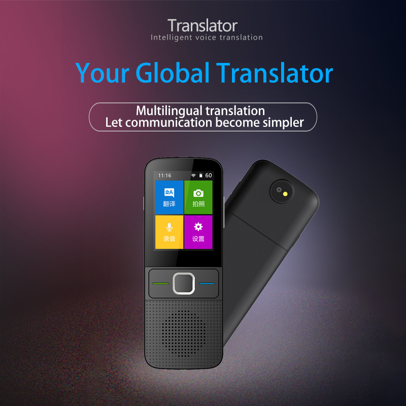 T10 Offline Voice-Translator Smart Portable 137 Language Real-time Translator Without Internet Inter-Translation Machine