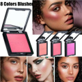 8 Color Cheek Rouge Blush Powder Minerals Matte Face Blusher Pressed Palette Design Face Foundation Makeup Women Beauty Cosmetic