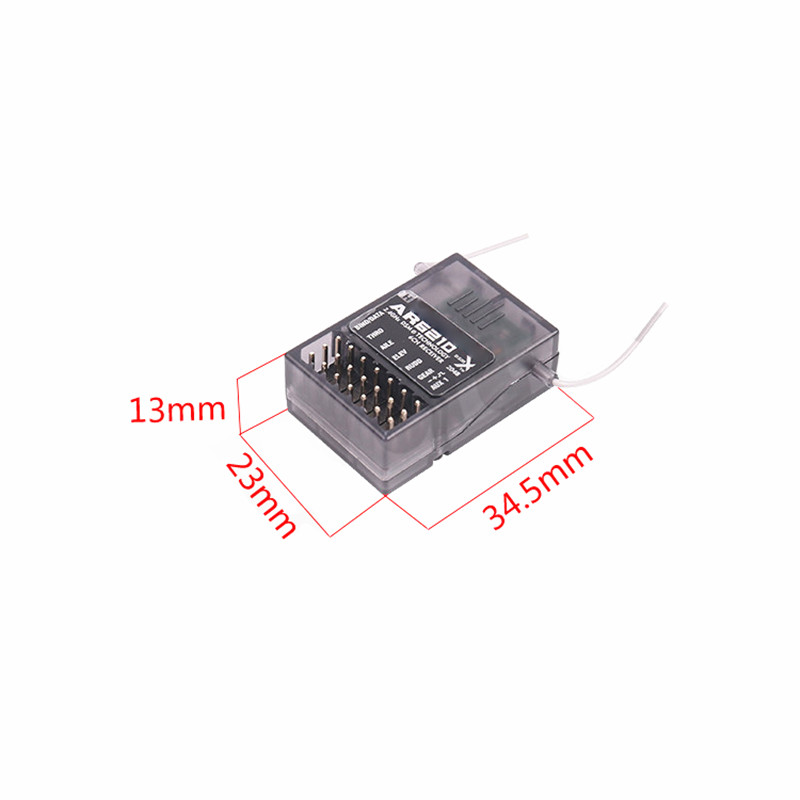 DSMX 6 CH AR6210 RC Receiver RX W/ Satellite Support for DSM2 SPEKTRUM DX6i DX7 DX8 DX9 JR DSX6 DSX7 DSX8 RC Transmitter Radio