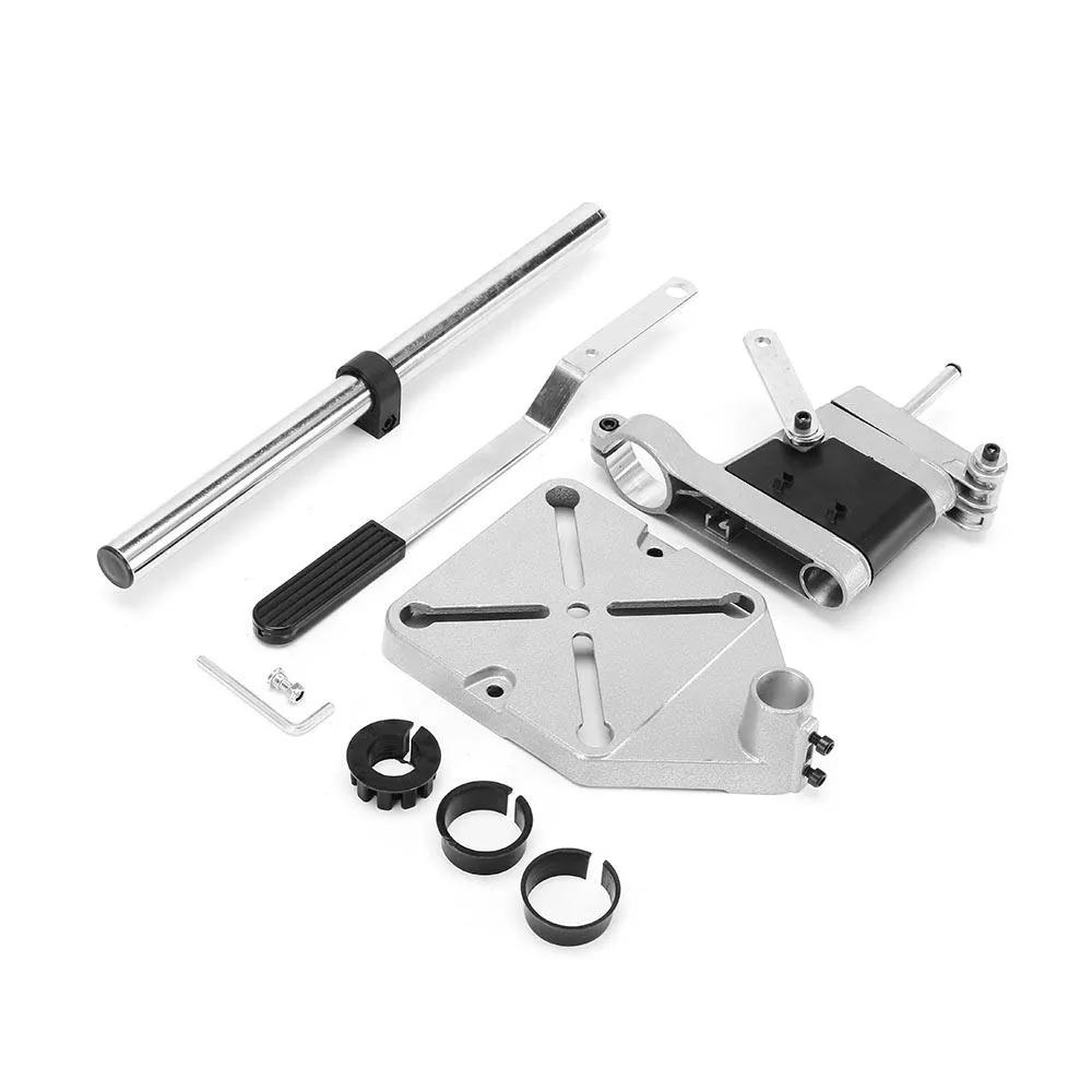 ALLSOME Electric Drill Bracket 400mm Drilling Holder Grinder Rack Stand Clamp Bench Press Stand Clamp Grinder for Woodworking