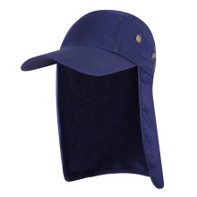 1 PC Fishing Cap with Ear Neck Flap Cover Adjustable Waterproof Sunshade Folding Mesh Sports Hat Outdoor Sportswear