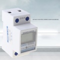 LCD Digital Display Single Phase Power Consumption Meter Energy Meter Watt Wattmeter kWh 230V AC 50Hz Din Rail