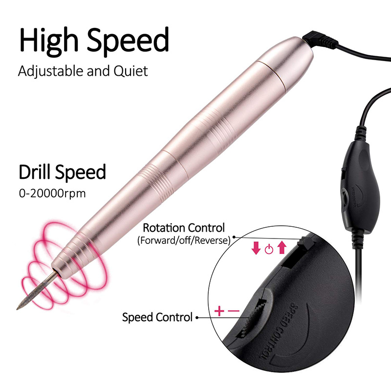 1 Set Electric Nail Drill Pen Manicure Machine Portable Nail File Drill Grinder Manicure Pedicure Tools Nail Art Tools