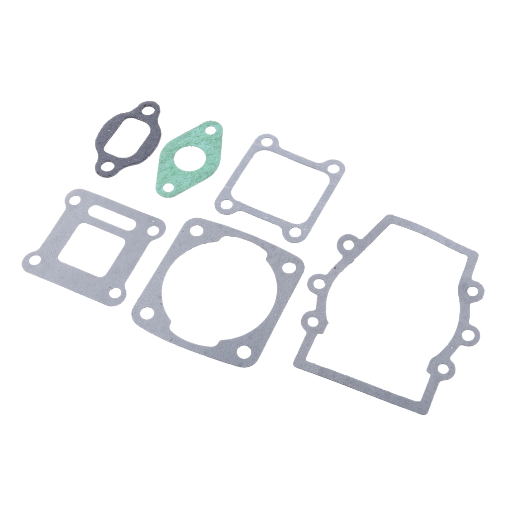 Engine Valve Gasket Set for 43cc 47cc 49cc Mini PIT Dirt Bike ATV with Cylinder Head Gasket Kit & Seal Valve Silver