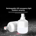 Rechargeable led super bright home mobile wireless lighting emergency power outage bulb portable outdoor camping light bulb