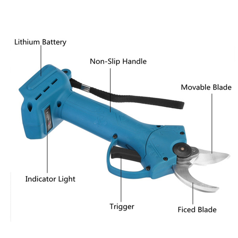 Electric Pruning Shears Cordless Garden Power Tool For Makita 18V-21V Battery ( not included) Rechargeable Branch Cutter