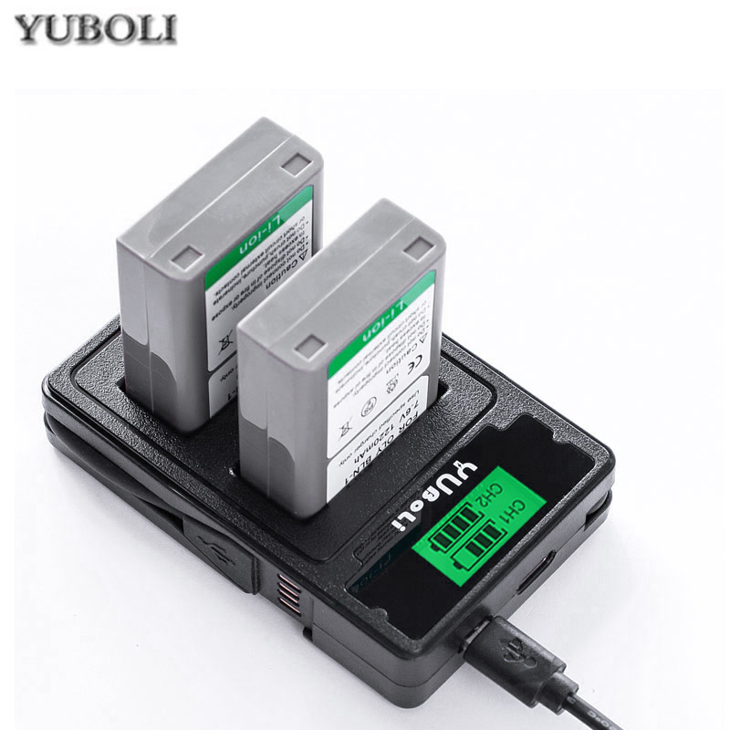 Hot sale 1220MAH PS BLN-1 BLN1 PSBLN1 PS-BLN1 Li-ion Battery+LCD dual Charger for Olympus E-M5 OM-D E-M1 E-P5 Camera L10