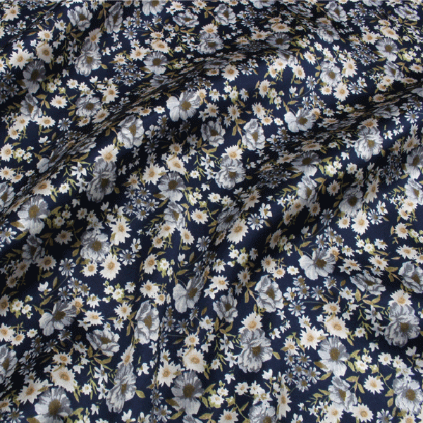 Heavier 19momme silk stretch satin silk fabric floral print stretch satin fabric,SSC461