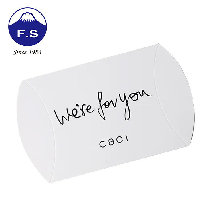 2customised Recycled Full Color Print Paper Pillow Box