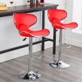 Pub Chair Counter Swivel Bar Adjustable Modern Style 2PCS Height Colorful Swivel Bar Chair Height Pneumatic Pub French HWC