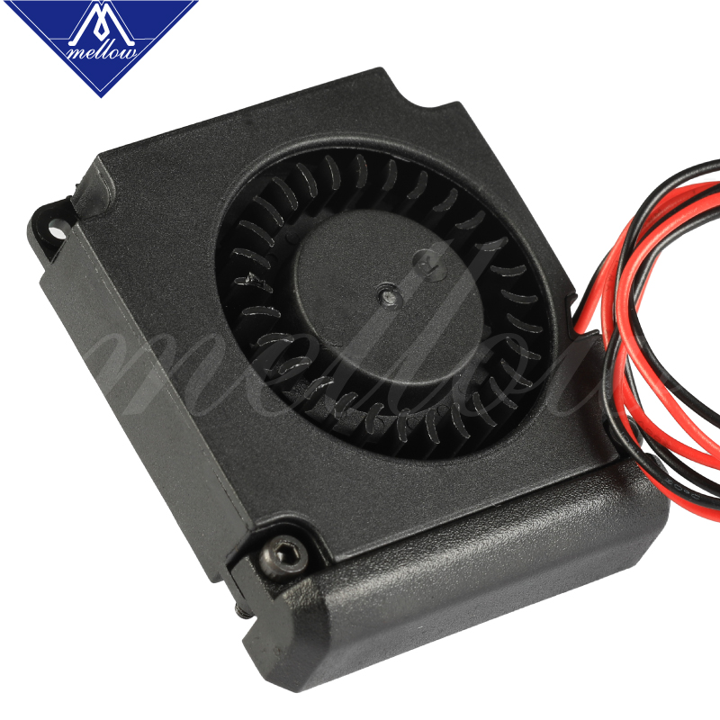 Mellow 3D Printer Kit 12V 24V 40*10mm 4010 Hydraulic Bearing Blow Radial extruder Cooling Fan Turbo Fan For Creality CR10 Ender3