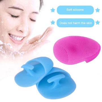 1PC Silicone Facial Cleansing Brush Exfoliating Blackhead Remove Face Cleansing Pad Soft Deep Pore Cleaning Baby Adult Skin Care