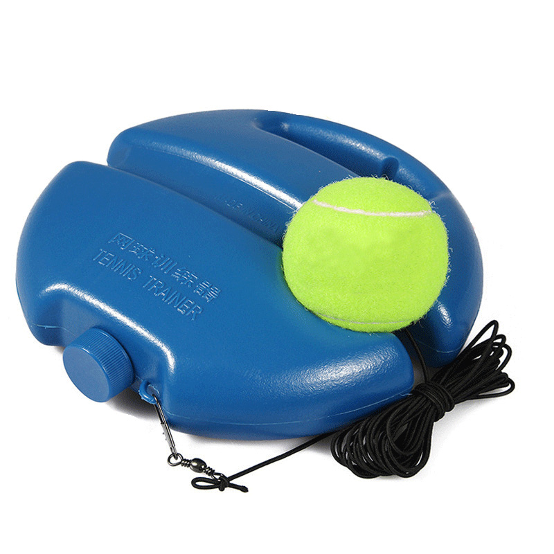 Tennis Self-learning Rebound Device Sparsring Device with 3 Balls Tennis Training Single Training Device Practice Outdoor Hit