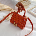 Orange shoulder bag