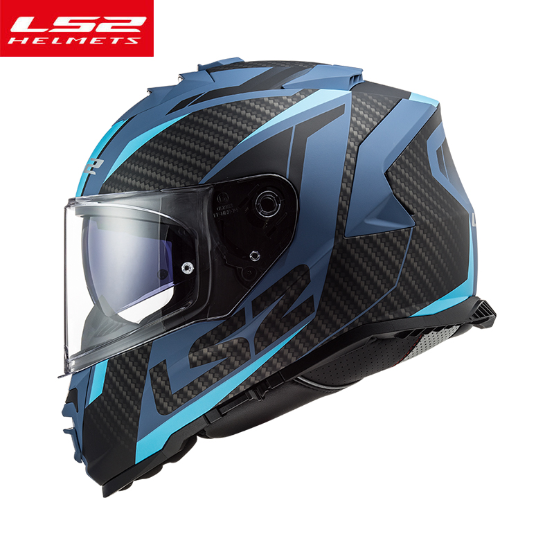 LS2 FF800 High-strength KPA Shell Full Face Motorcycle Helmet With Double Lens Man Women Casto motor