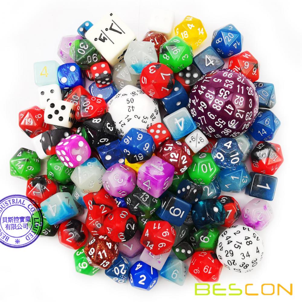 Bescon Big Better Rejects Pack 100+, Second Dice Set 100pcs