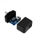 Two port quick charger black color